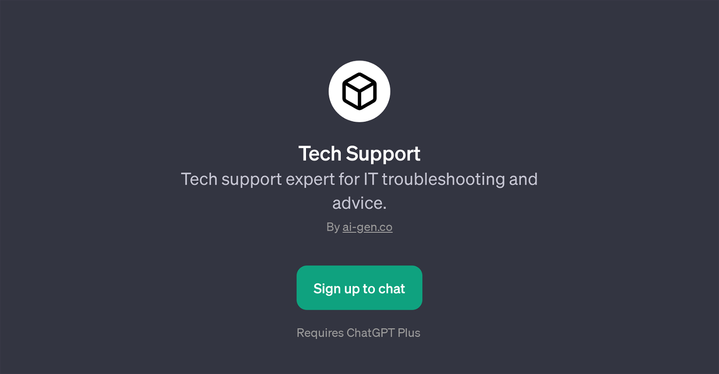 Tech Support website