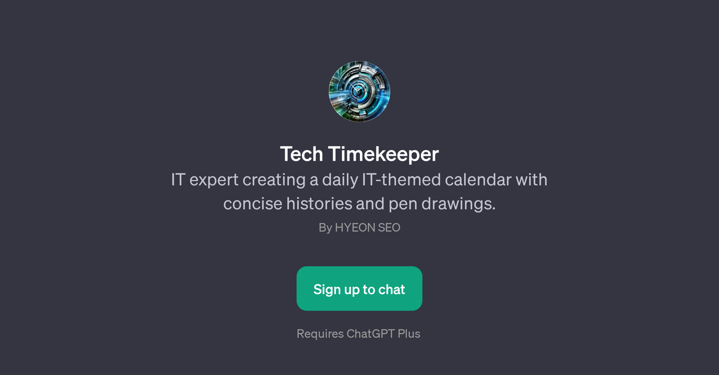 Tech Timekeeper website