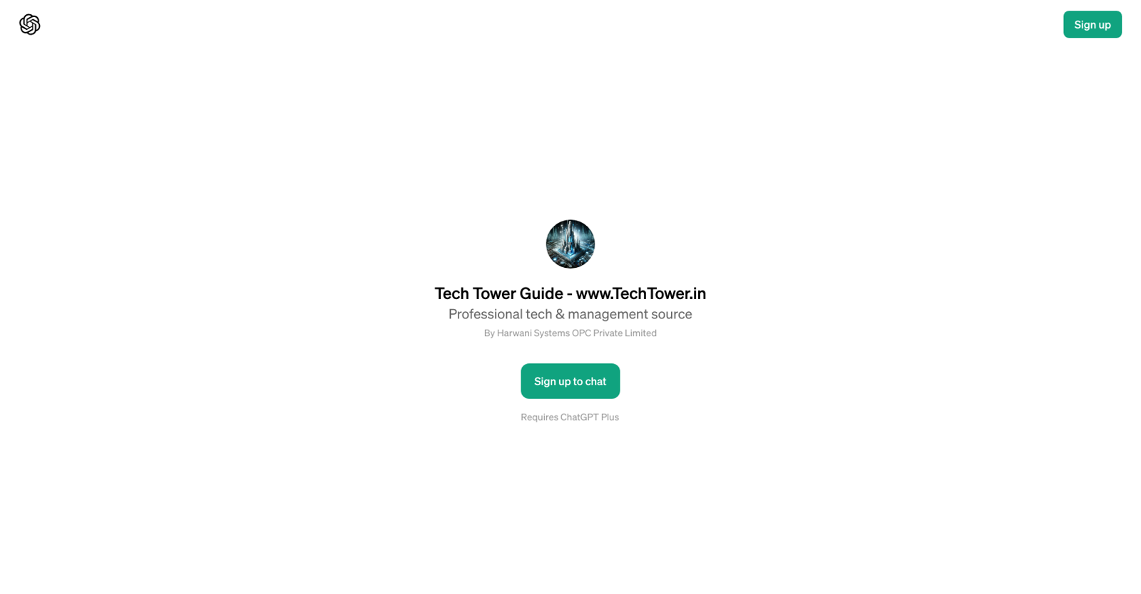Tech Tower Guide website