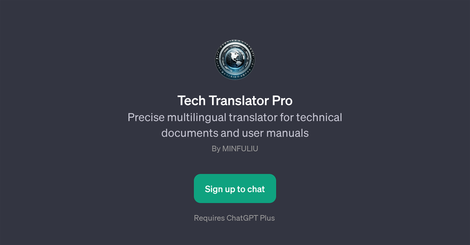 Tech Translator Pro website