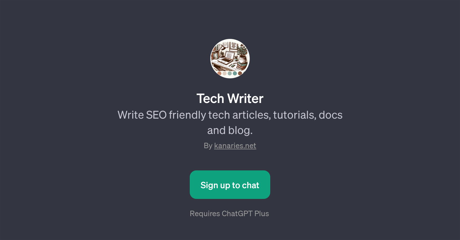 Tech Writer website