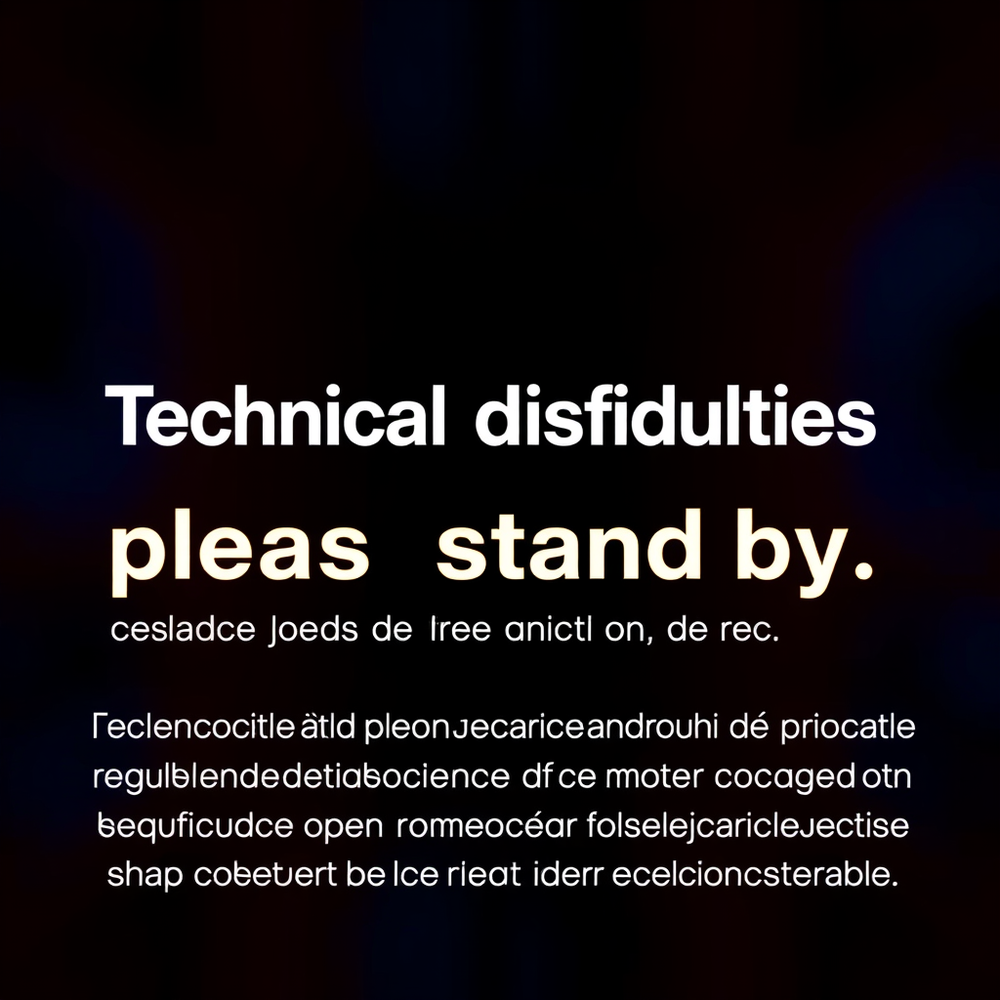Technical Difficulties And Please Stand By Screen Card Generator website