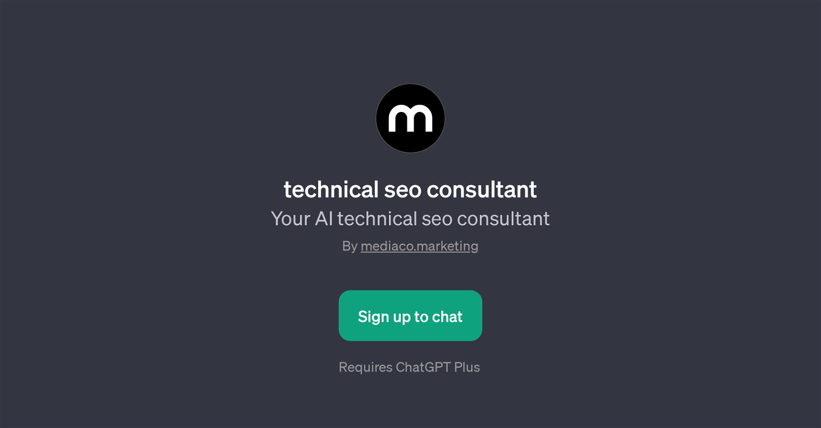 Technical SEO Consultant GPT website