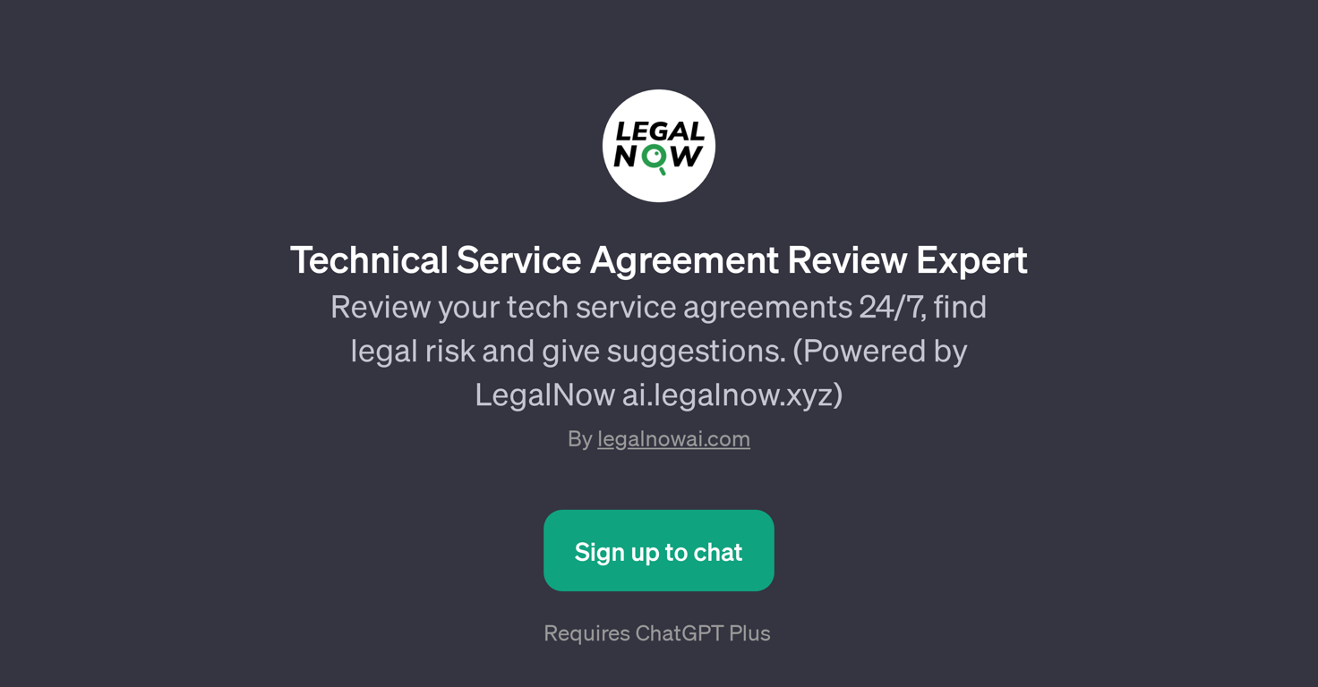 Technical Service Agreement Review Expert website