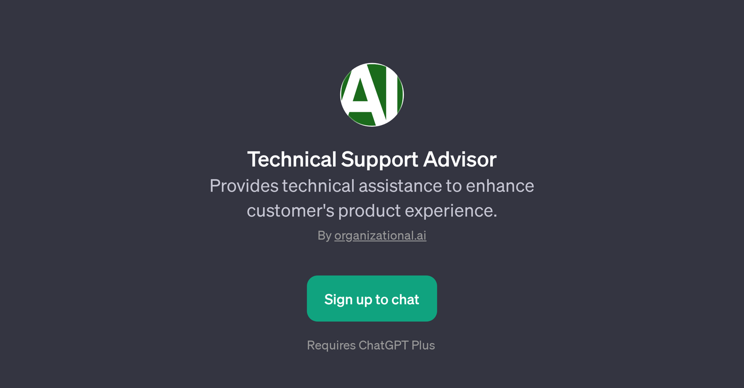 Technical Support Advisor website