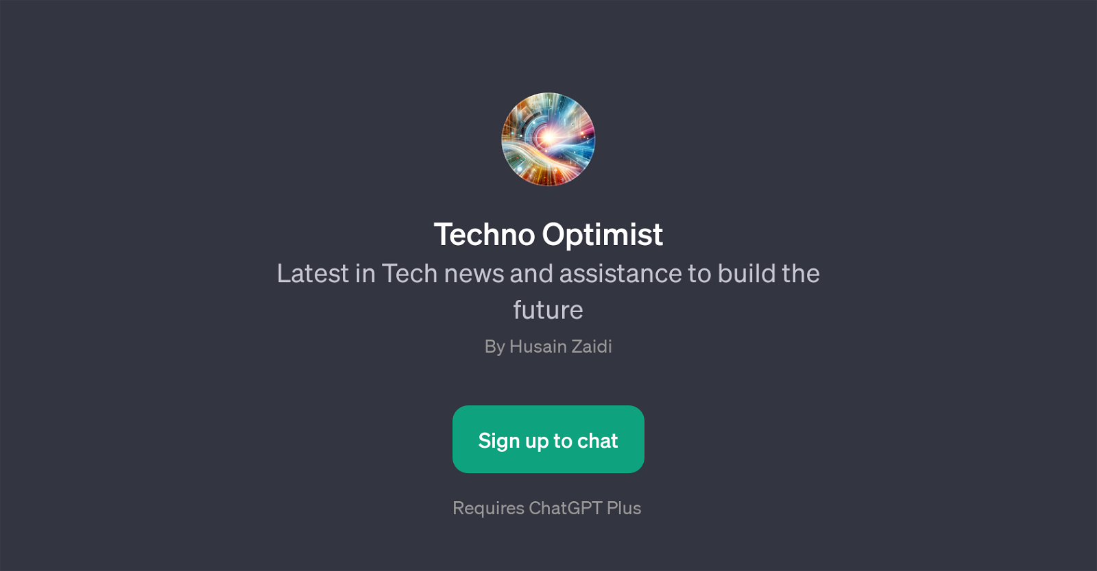 Techno Optimist website