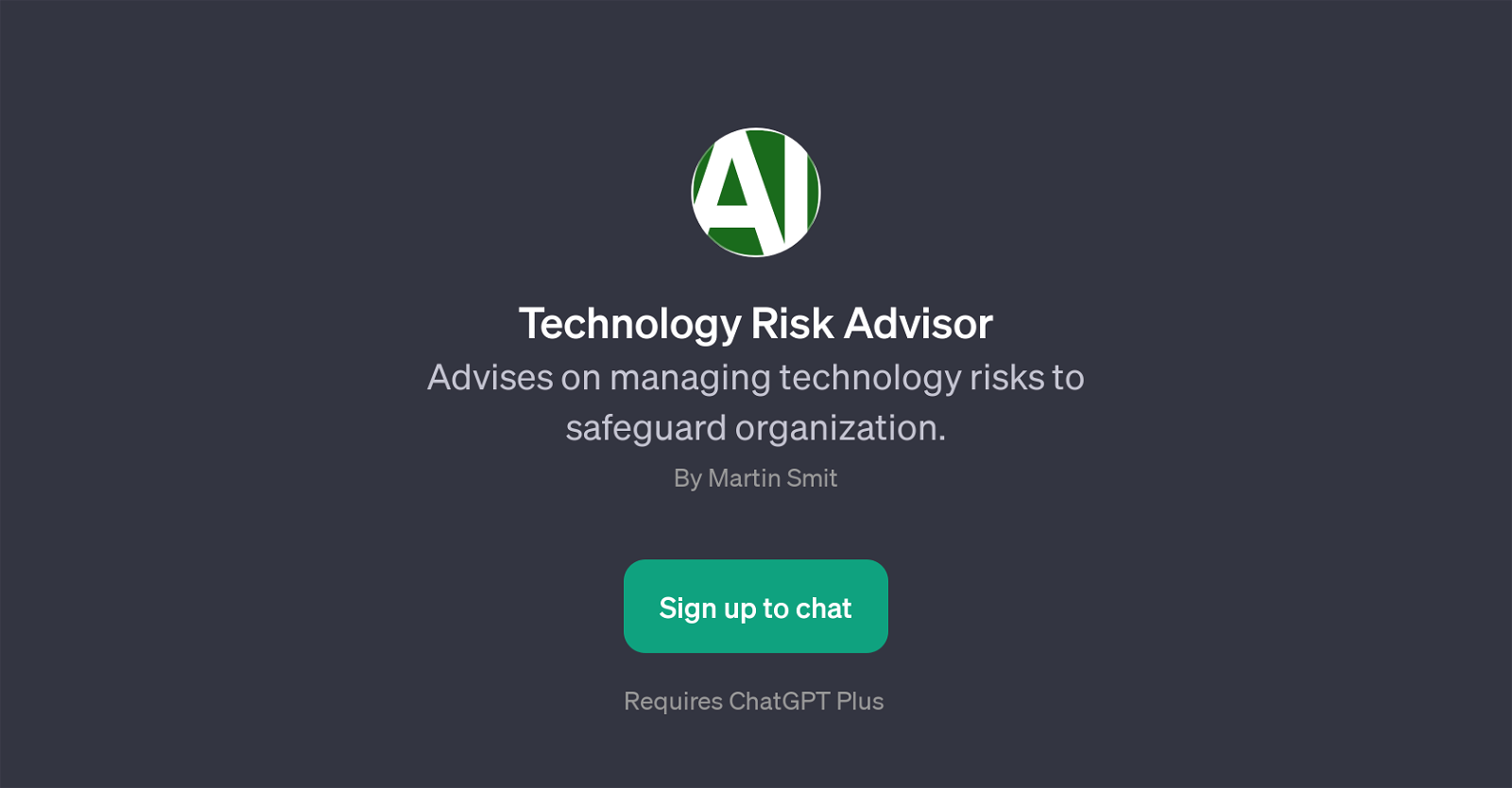 Technology Risk Advisor website
