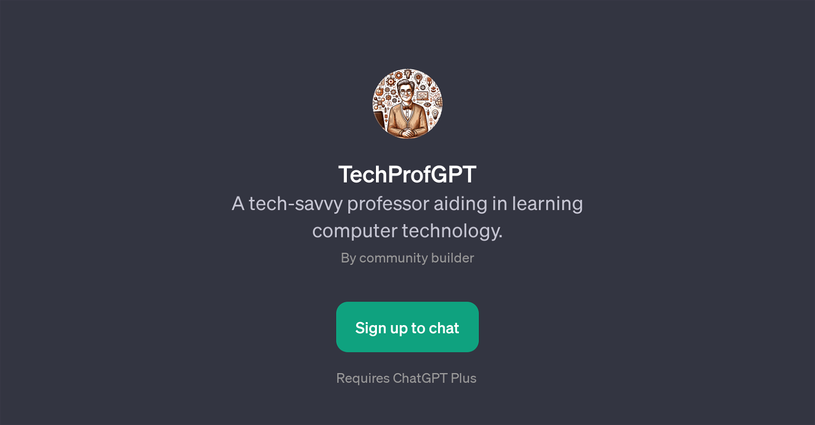 TechProfGPT website