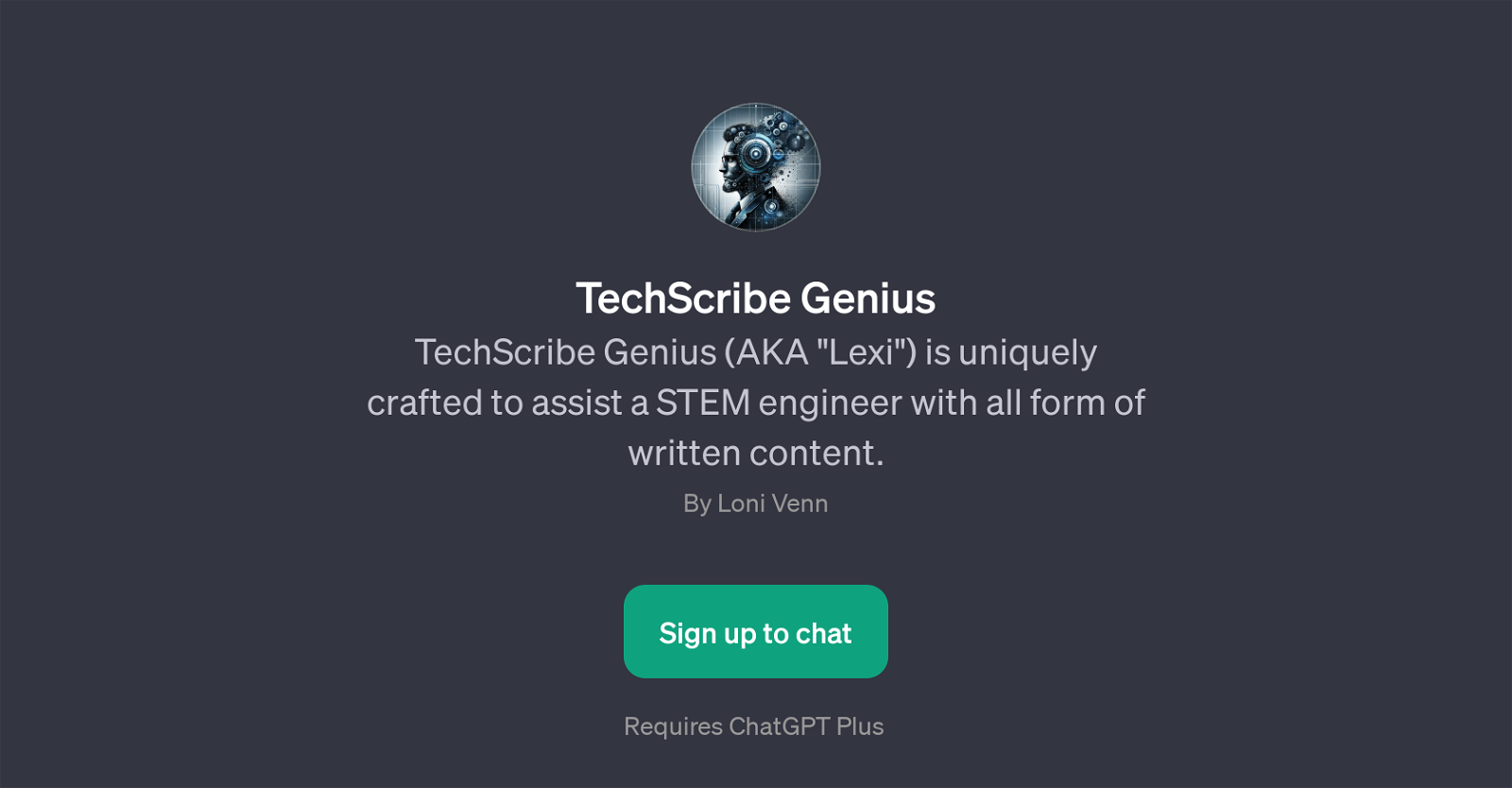 TechScribe Genius website