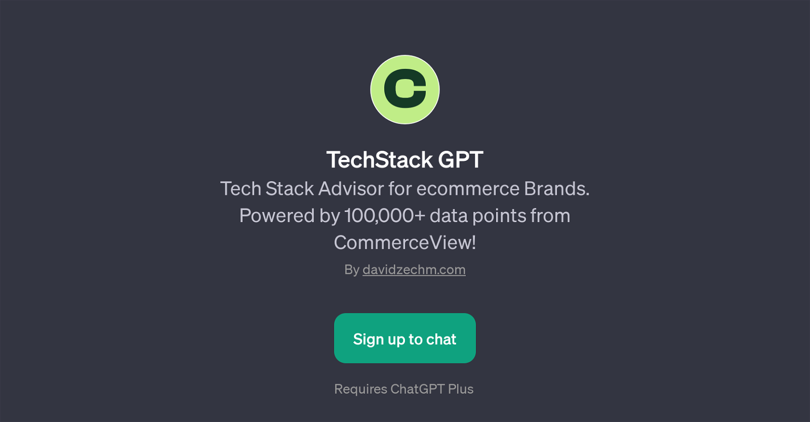 TechStack GPT website