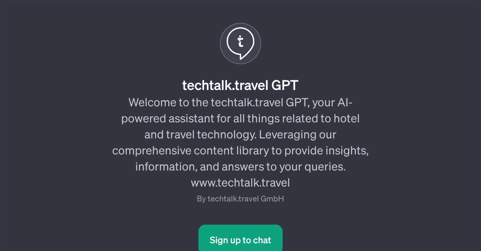 techtalk.travel GPT website
