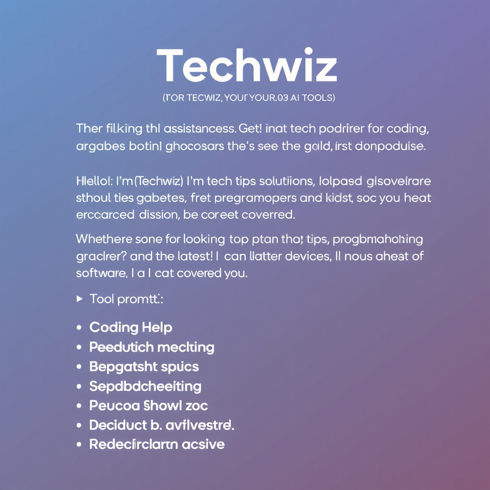 Techwiz website