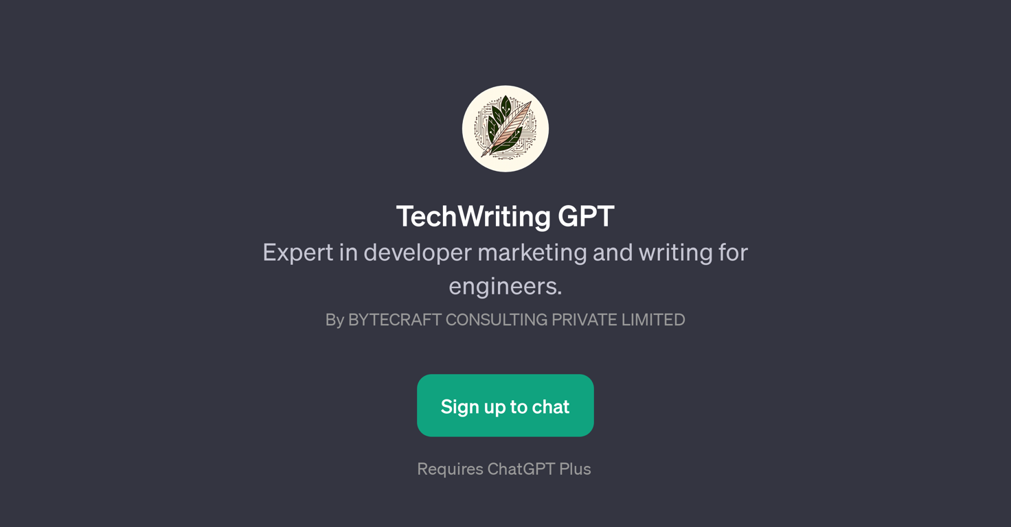 TechWriting GPT website