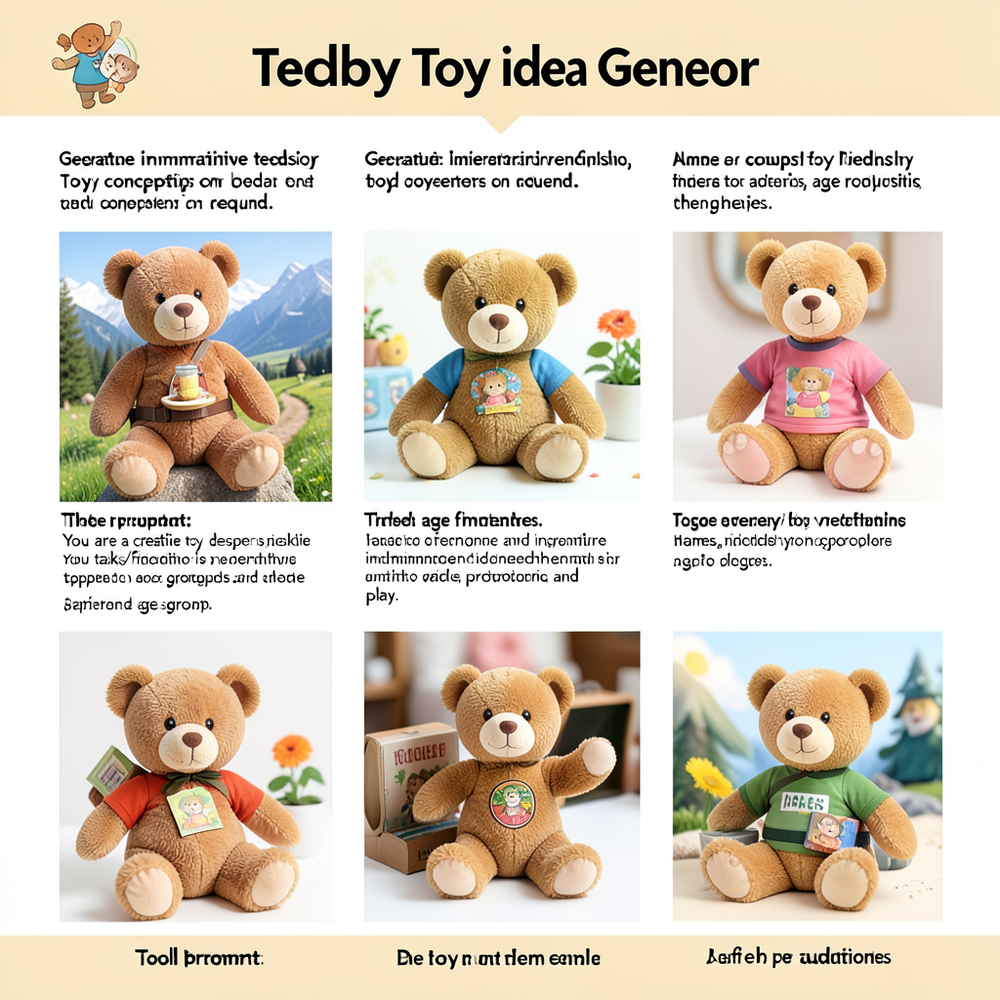 teddy bear toy idea gener website