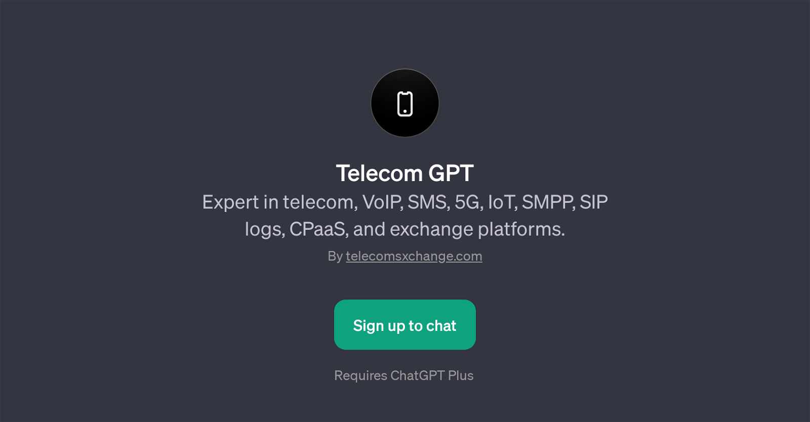 Telecom GPT website