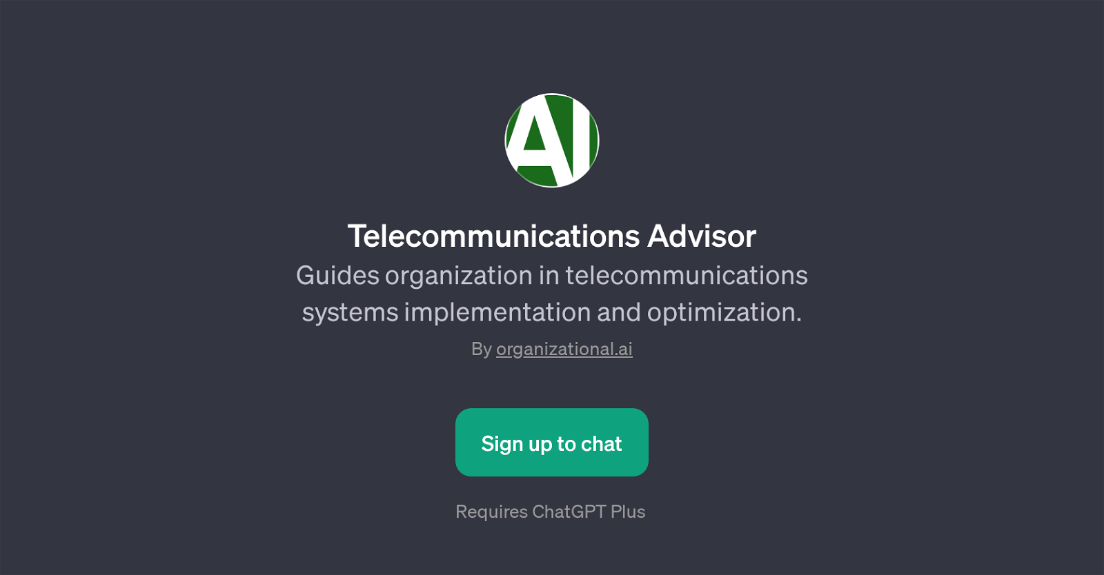 Telecommunications Advisor website