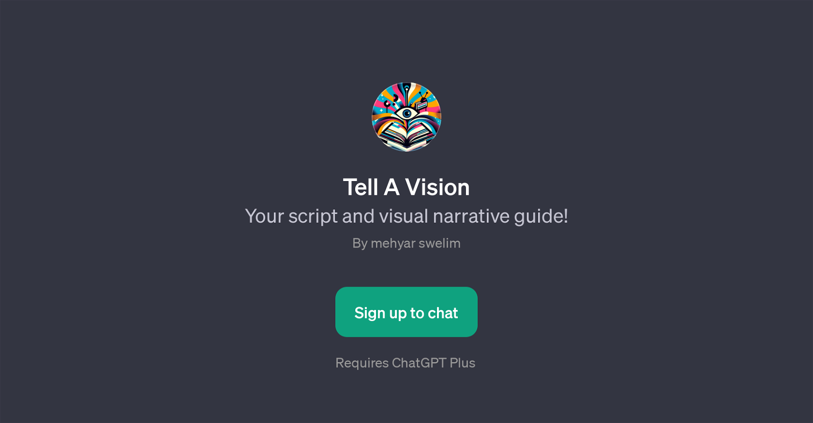 Tell A Vision website