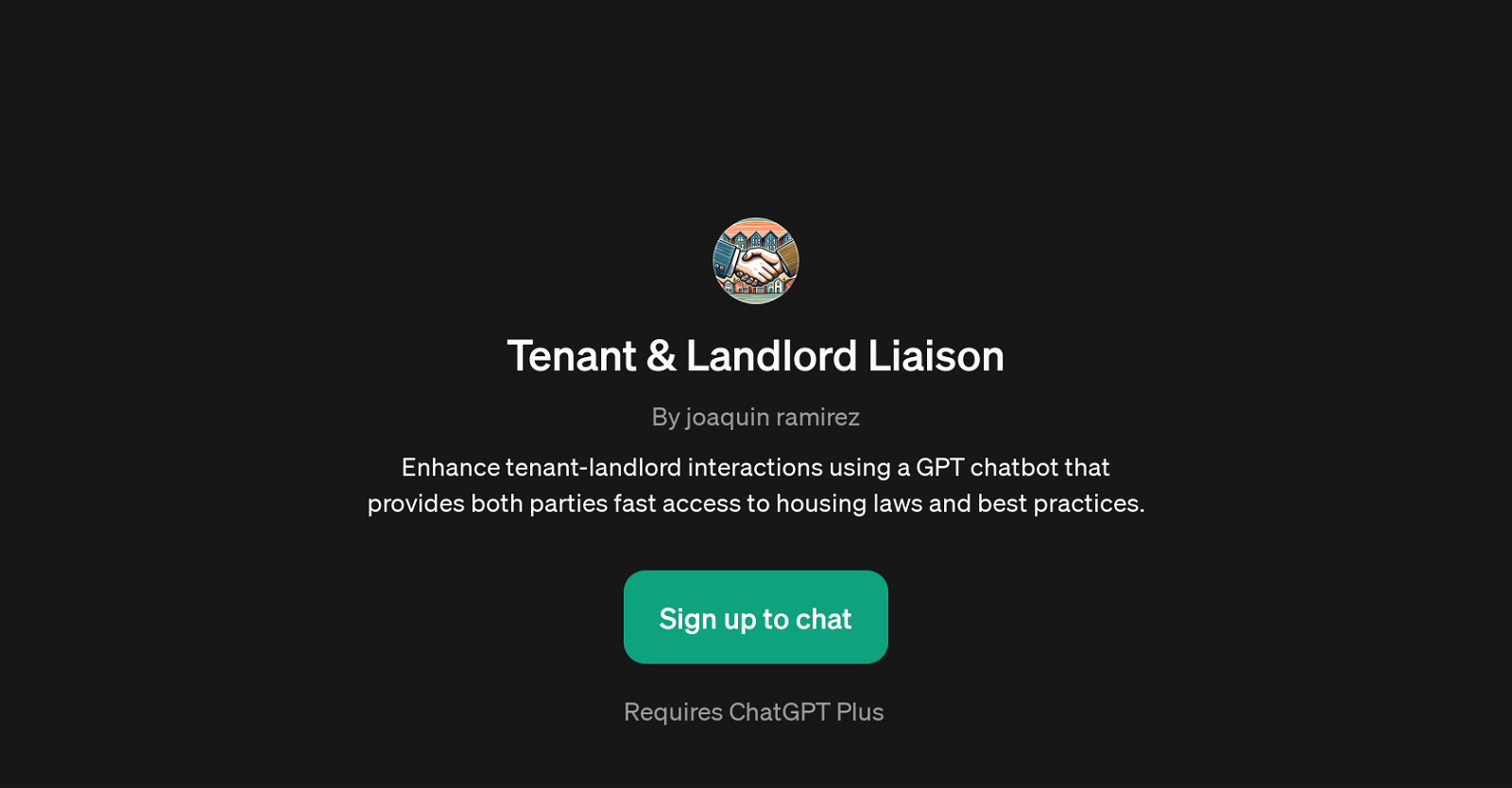 Tenant & Landlord Liaison website