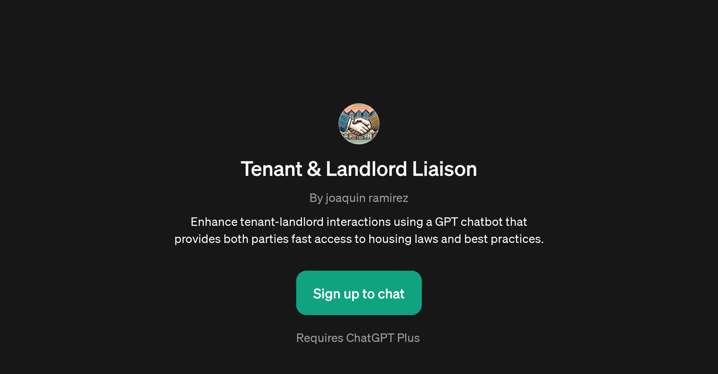 Tenant & Landlord Liaison website