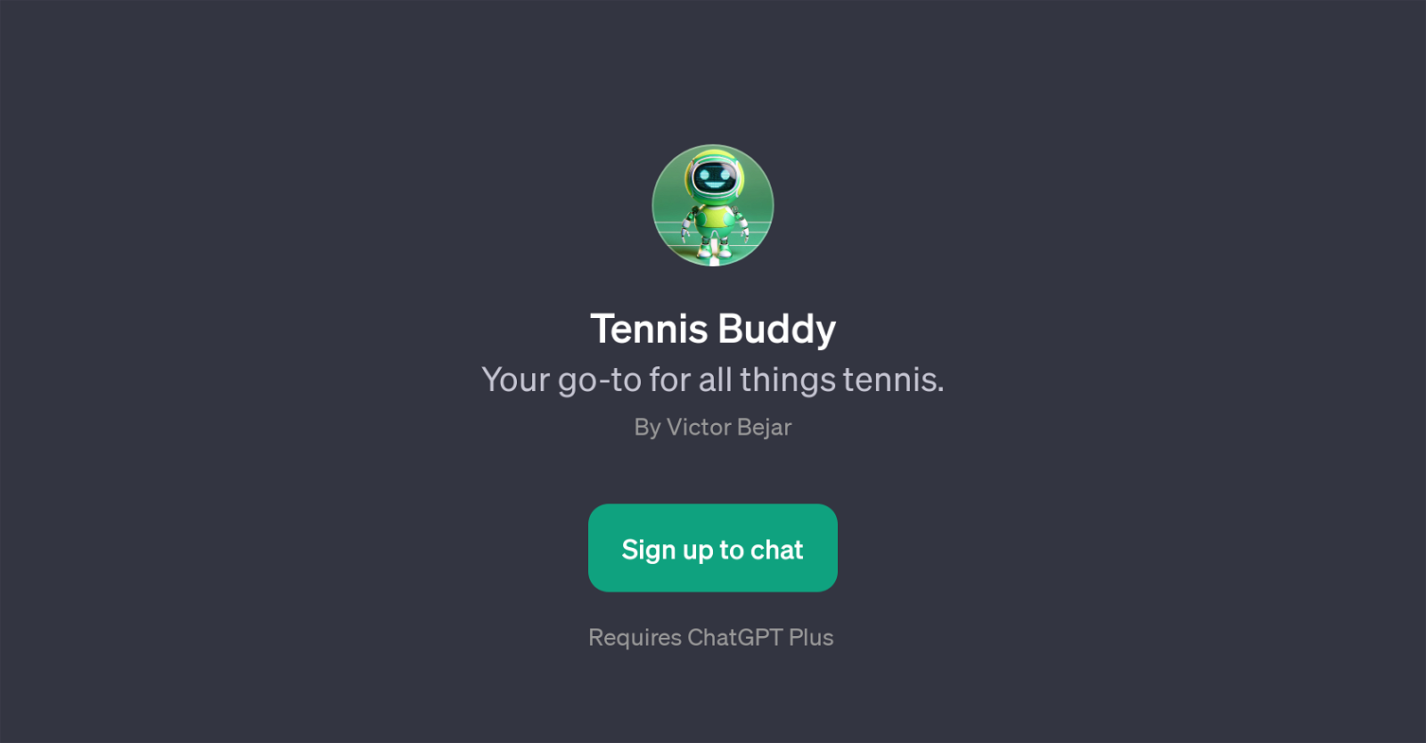 Tennis Buddy website