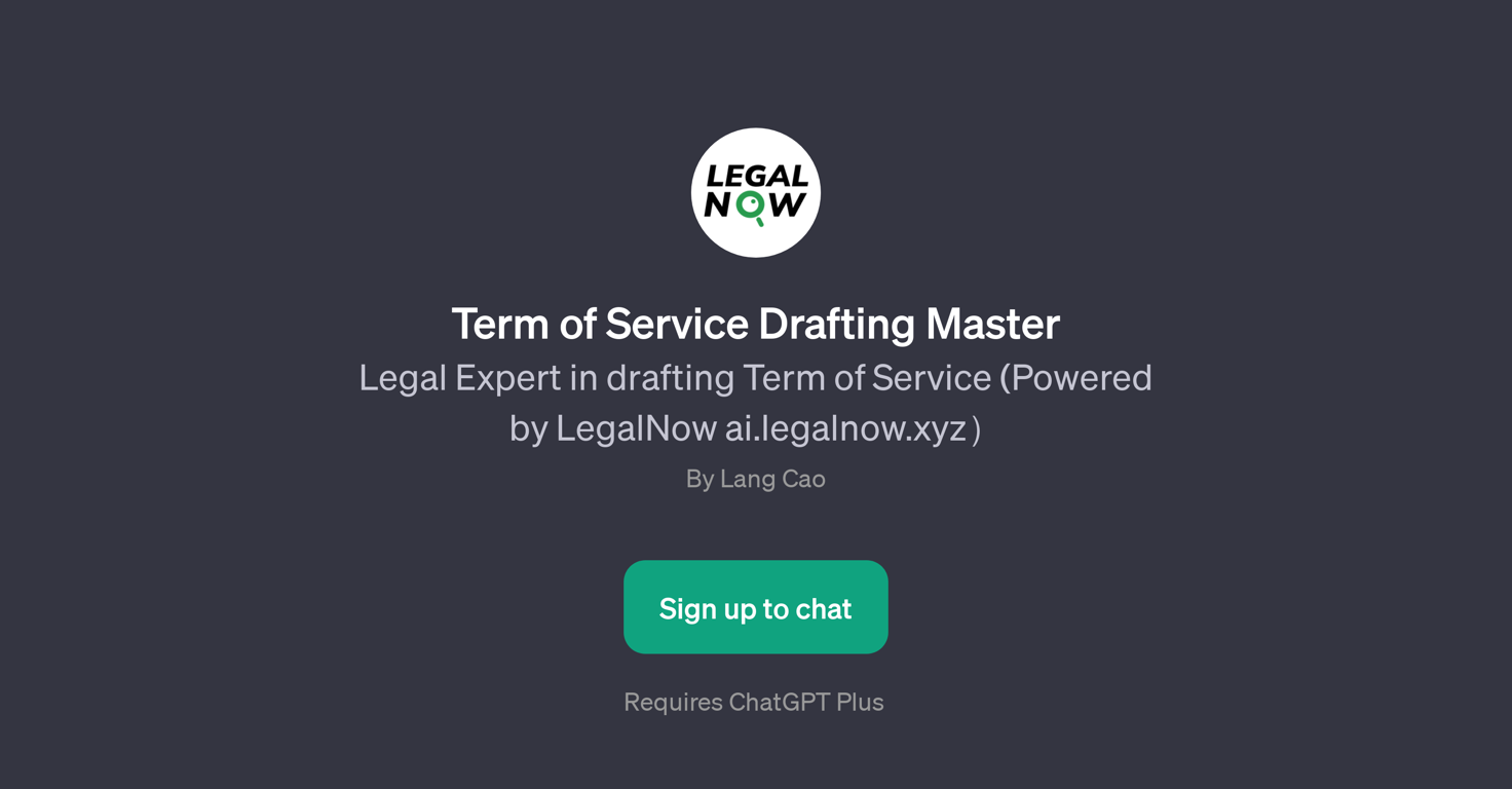 Term of Service Drafting Master website