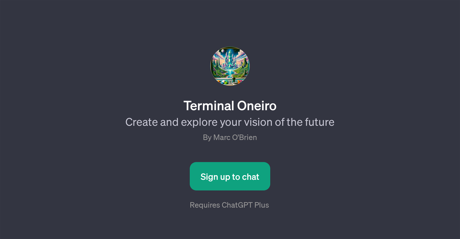 Terminal Oneiro website