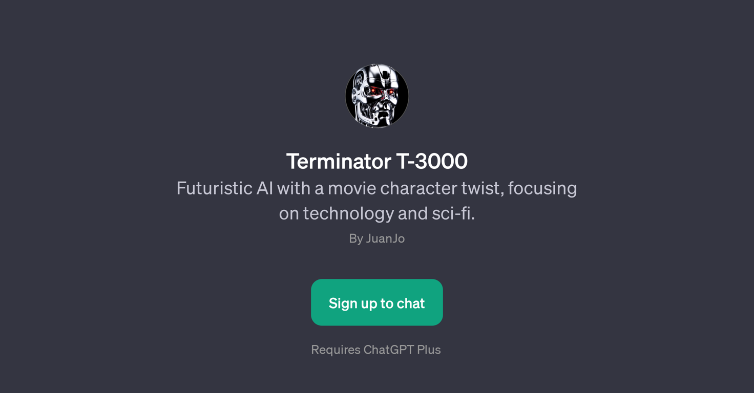 Terminator T-3000 website