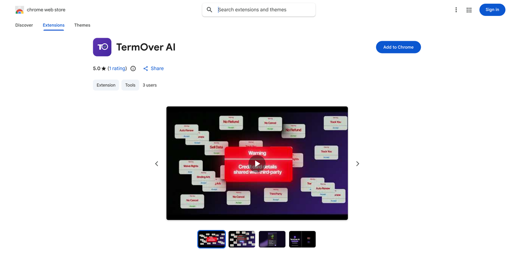 TermOver AI website