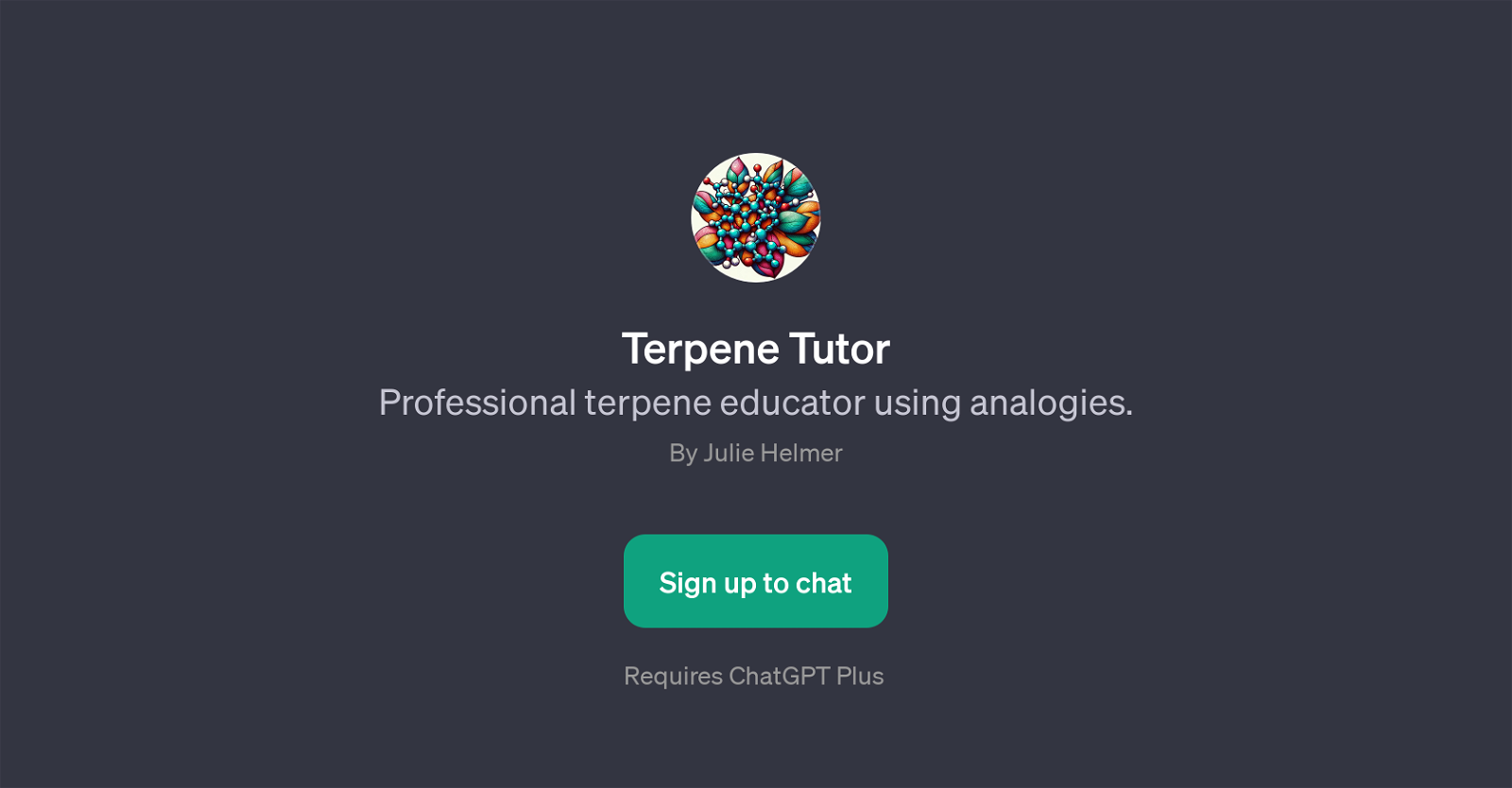 Terpene Tutor website
