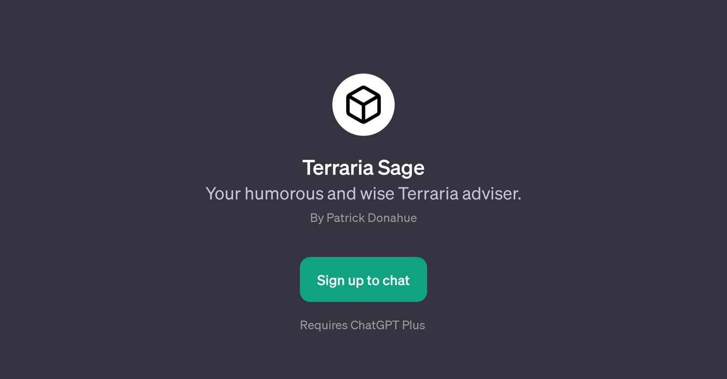 Terraria Sage website