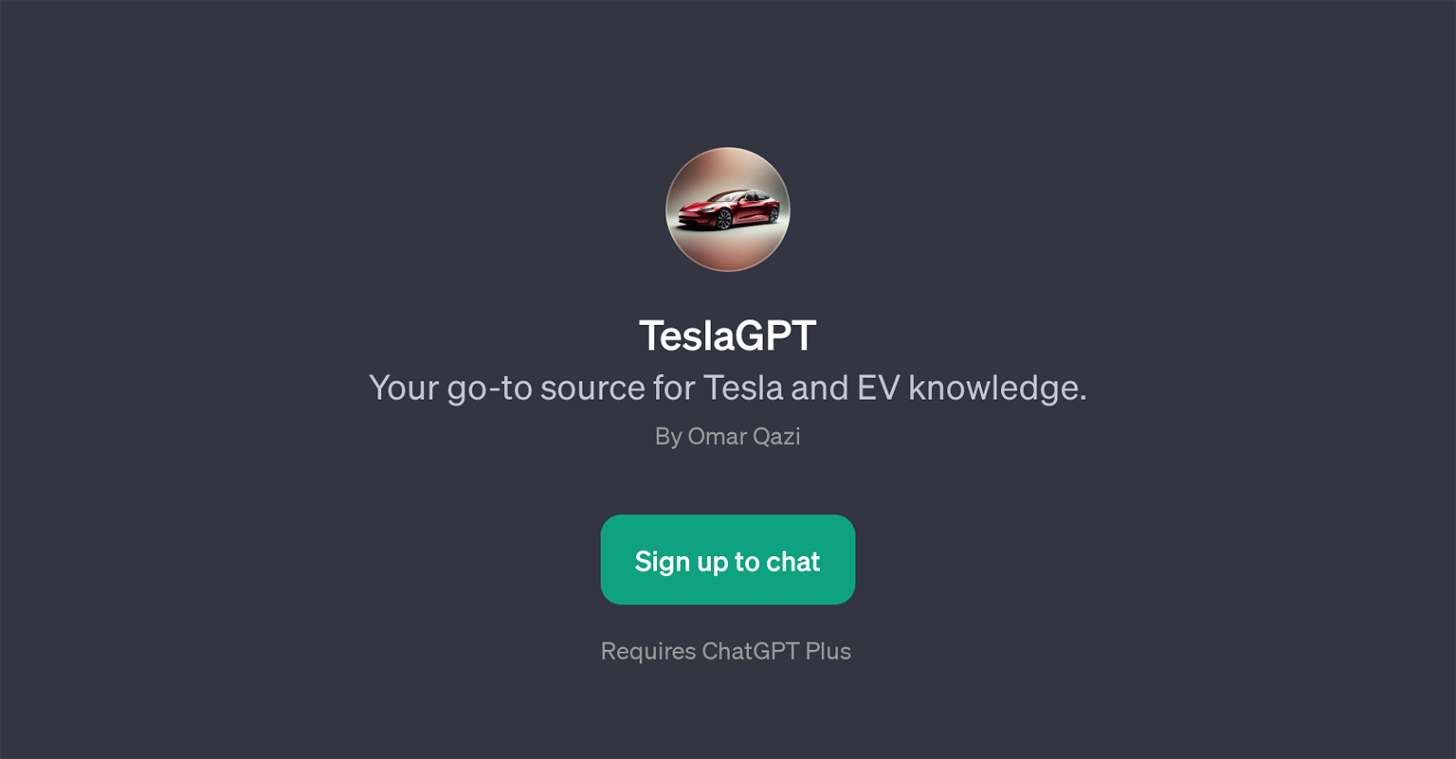 TeslaGPT website