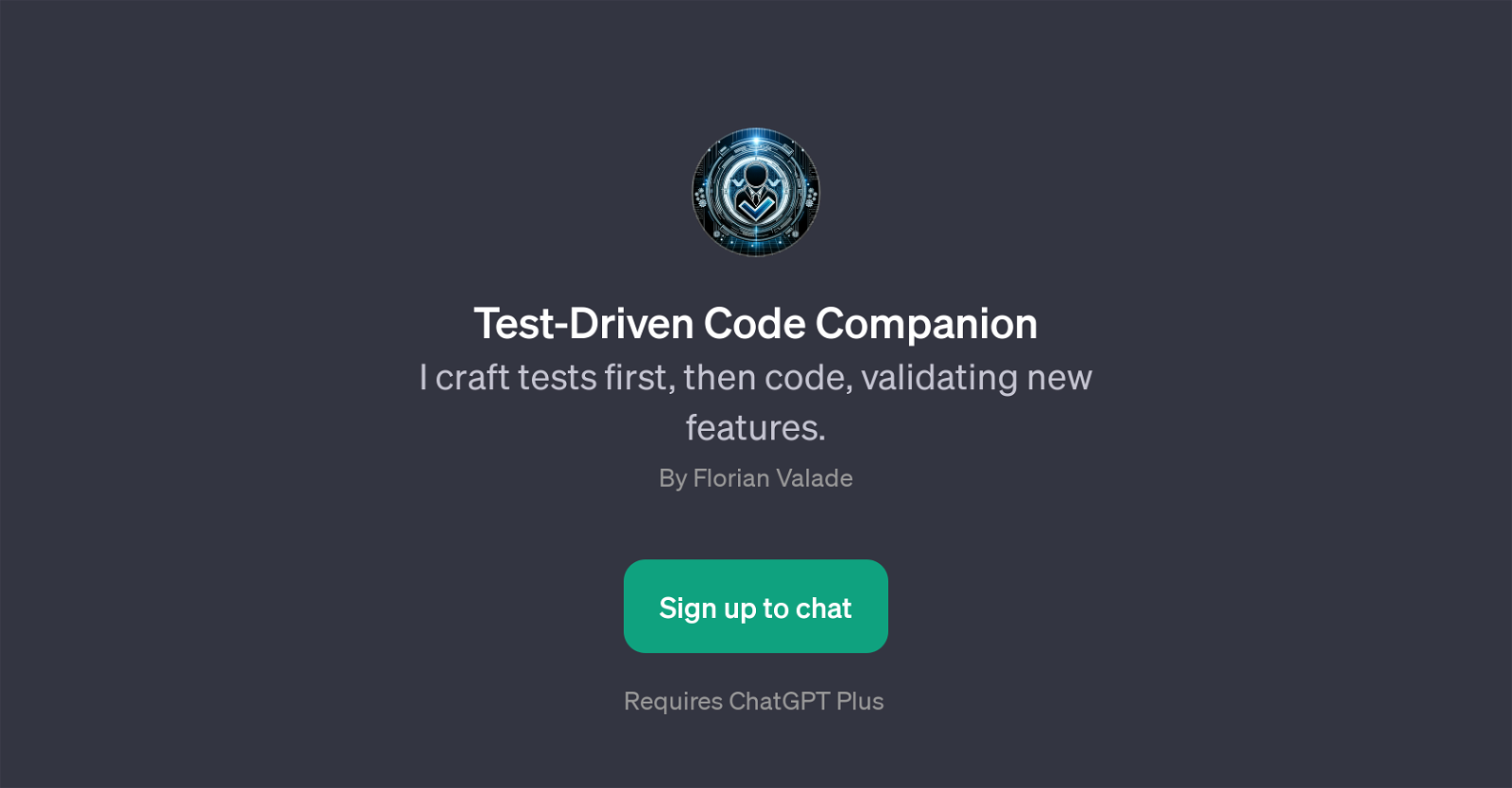 Test-Driven Code Companion website