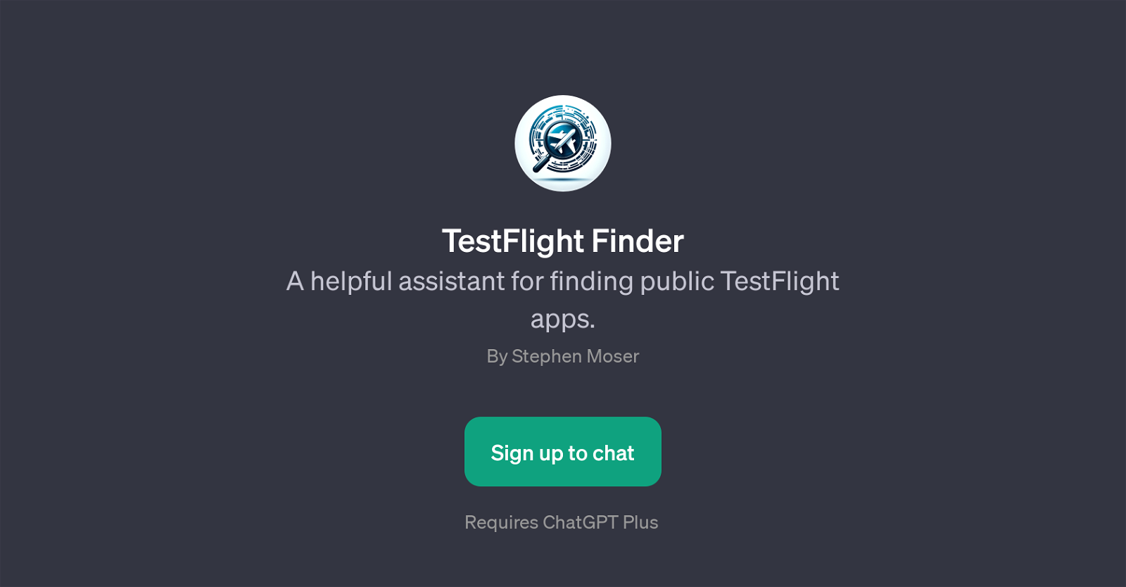 TestFlight Finder website