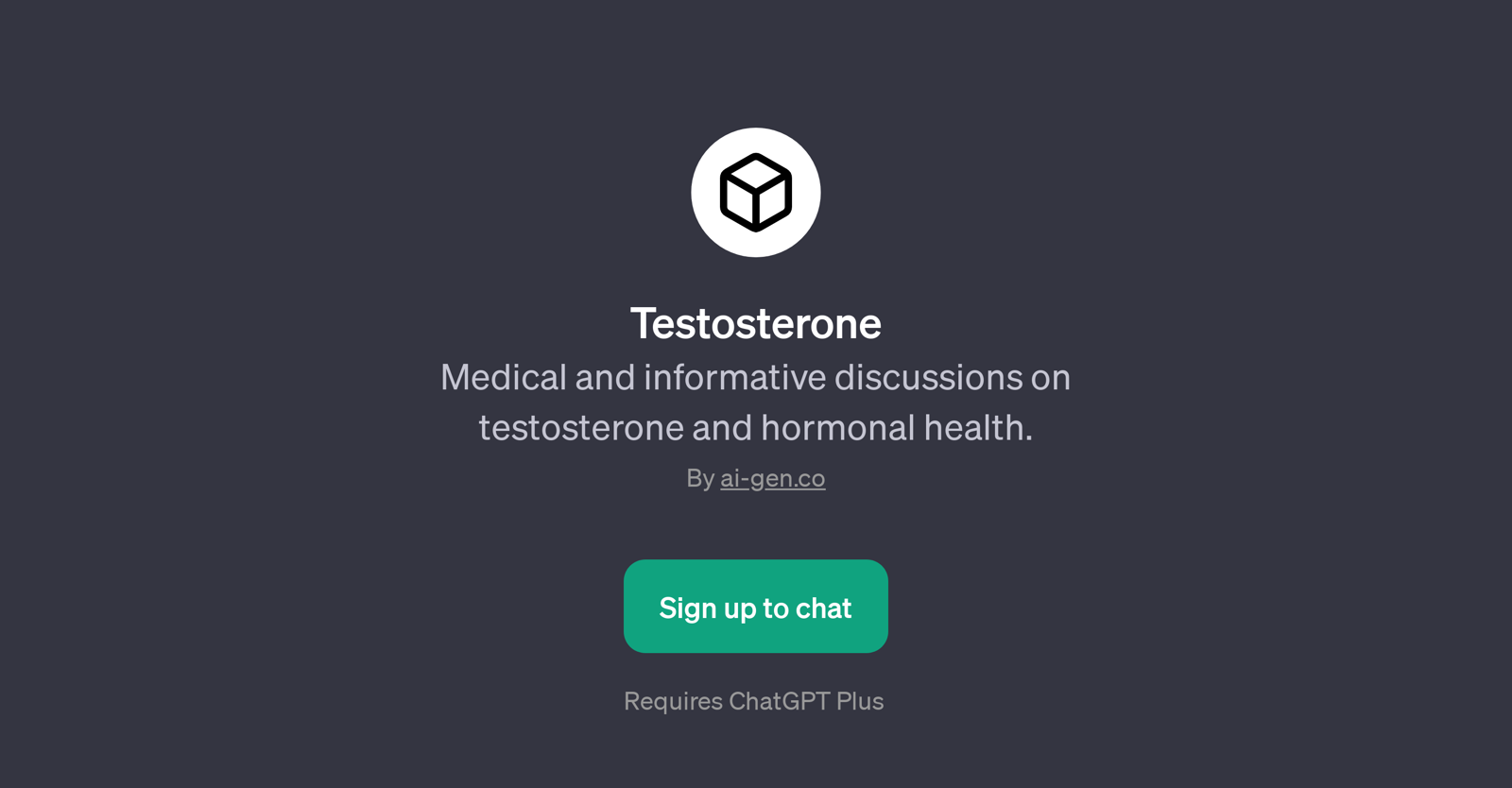 Testosterone website