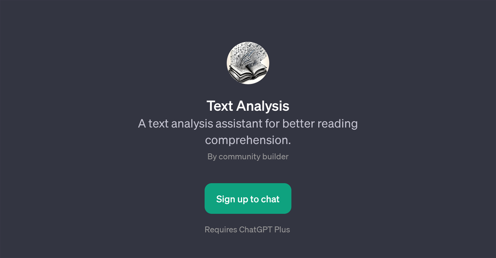 Text Analysis website