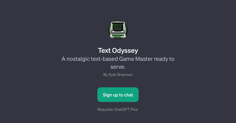 Text Odyssey website