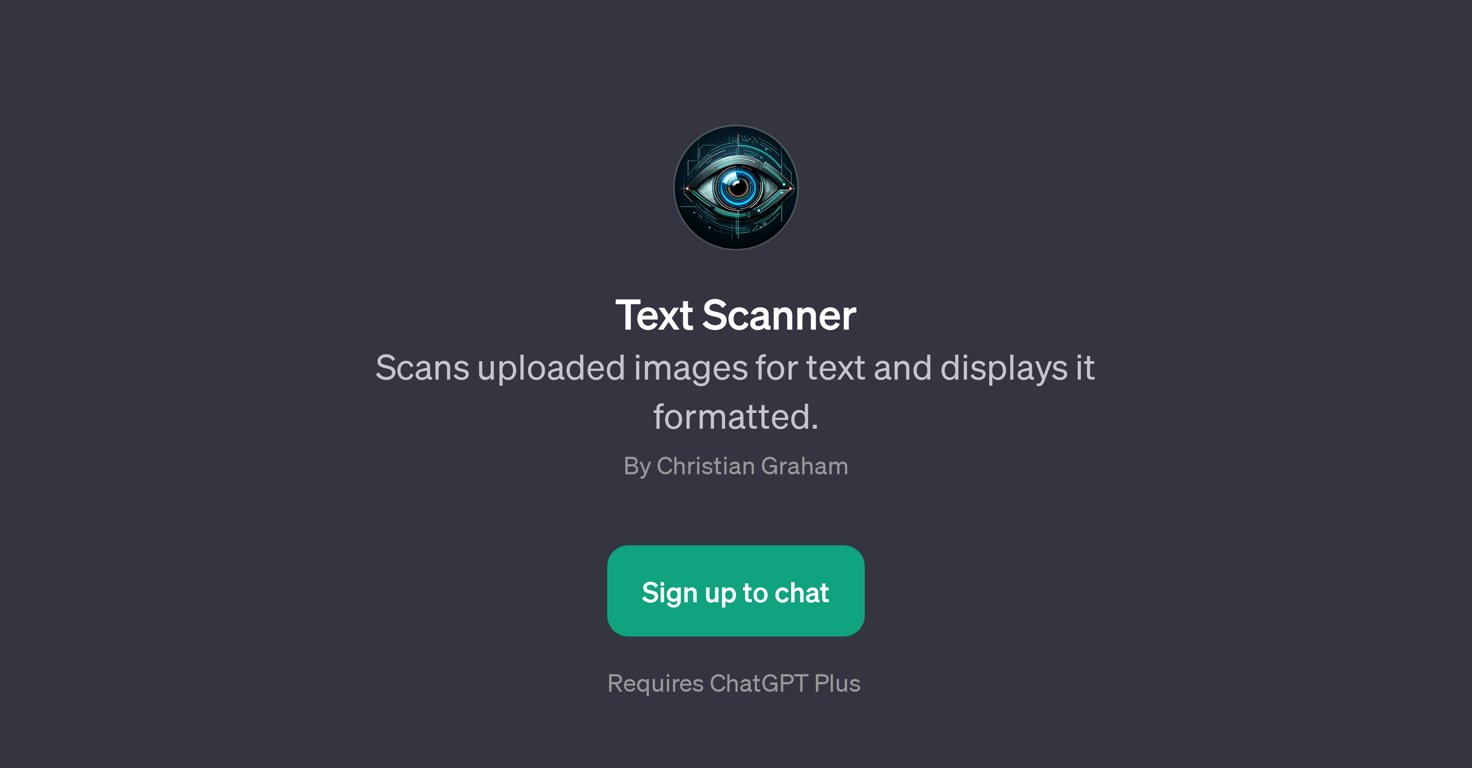 Text Scanner website