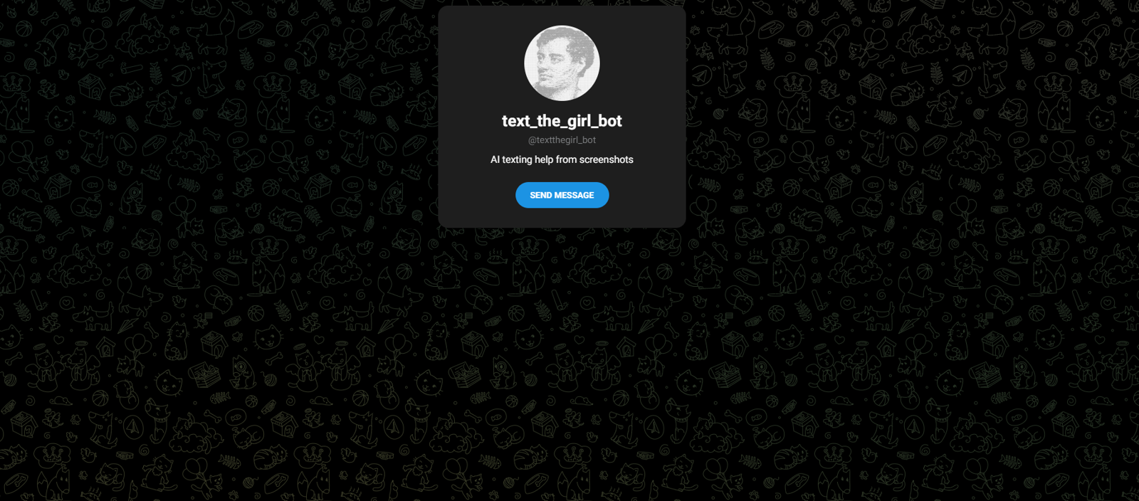 Text The Girl website