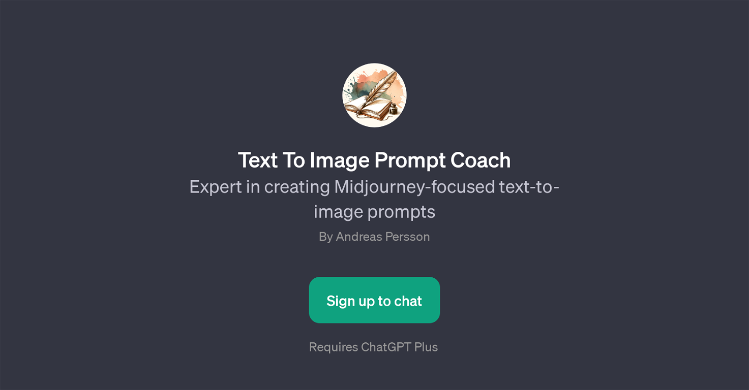Text To Image Prompt Coach website