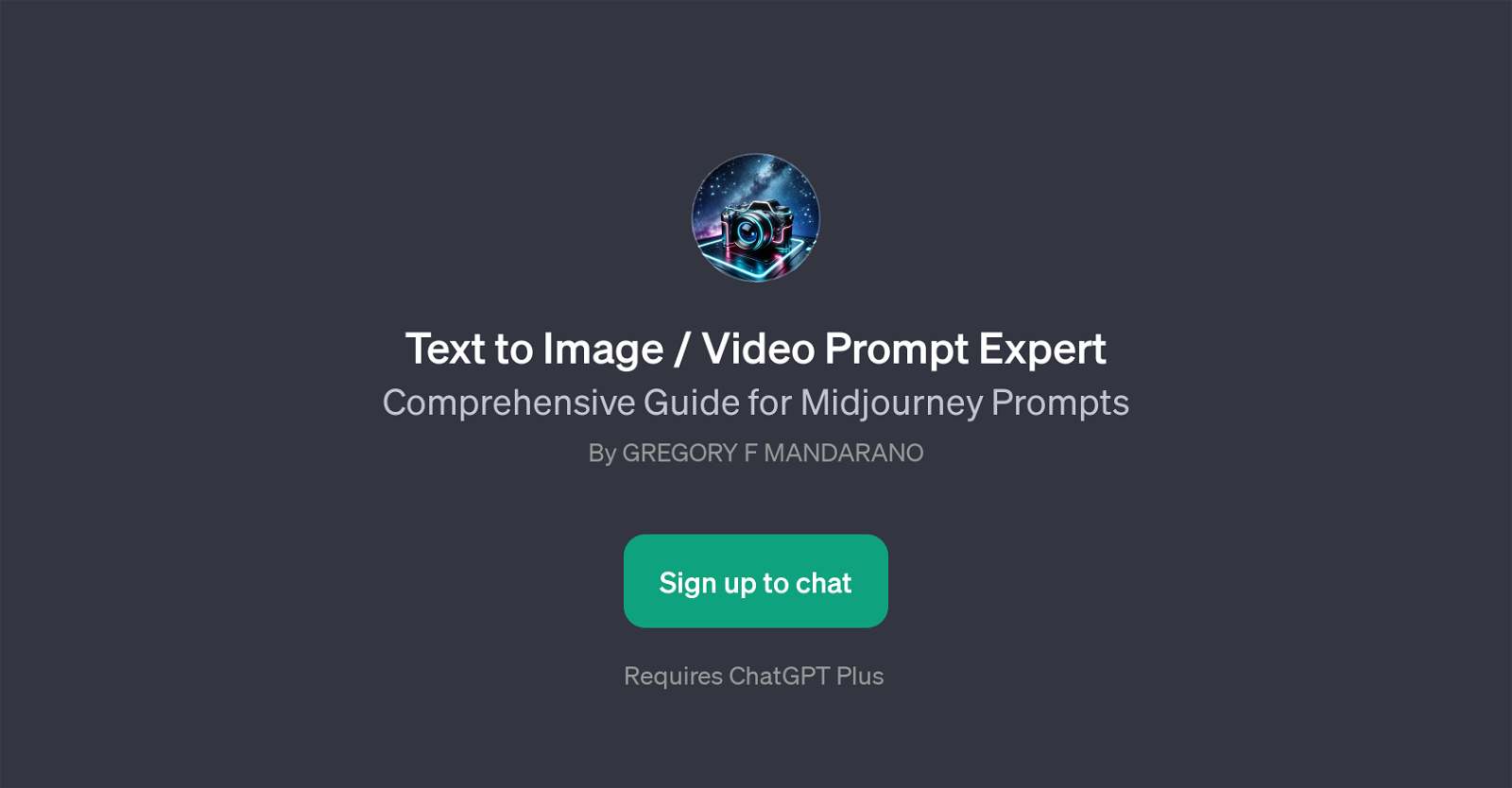 Text to Image / Video Prompt Expert website
