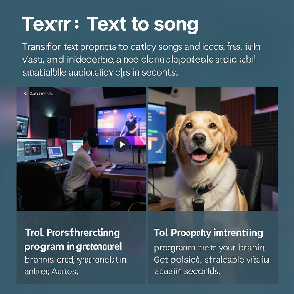 Text to song website