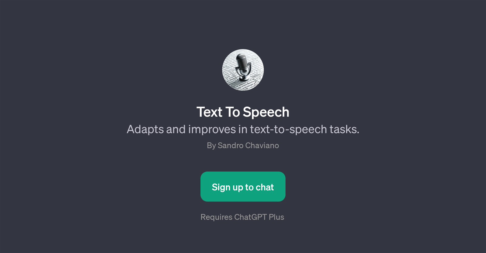 Text To Speech website