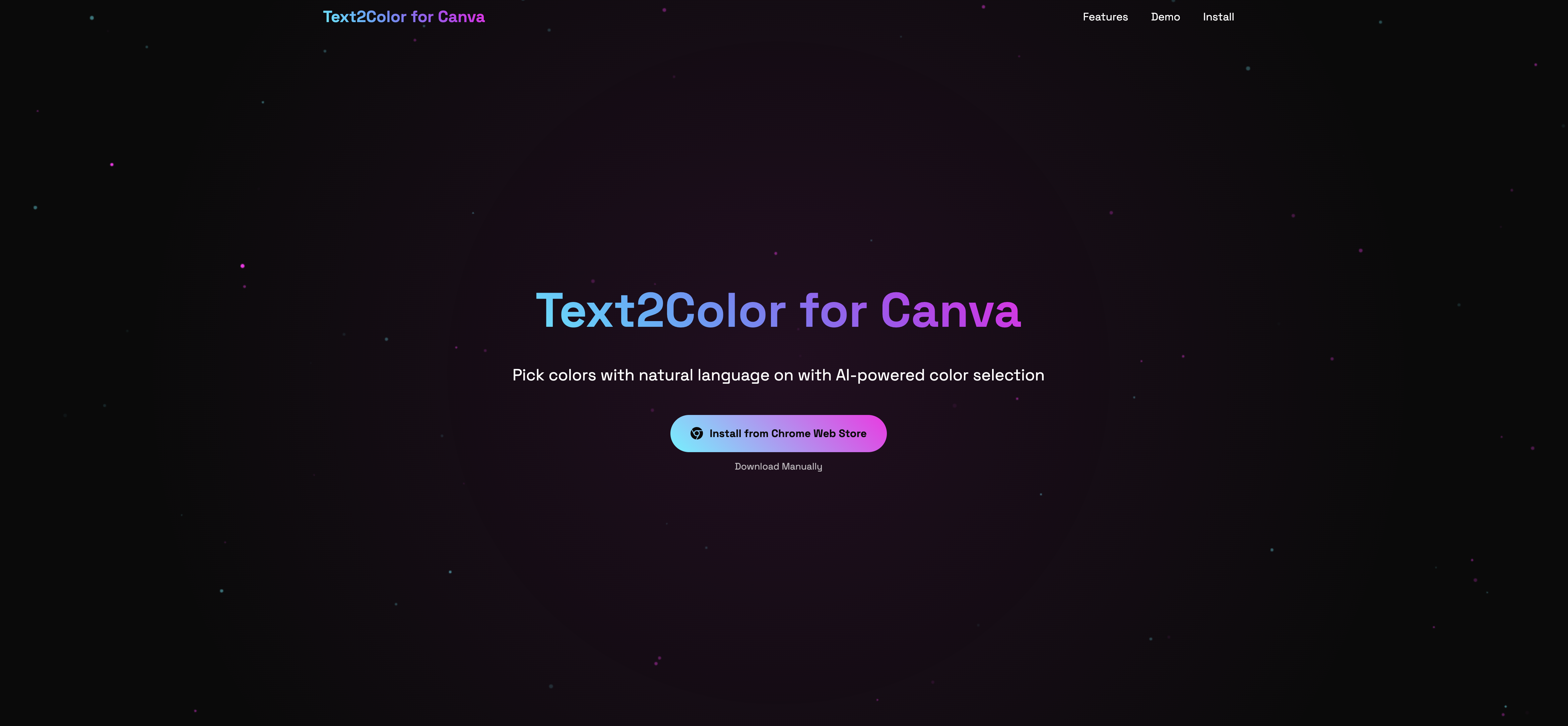 Text2Color for Canva logo