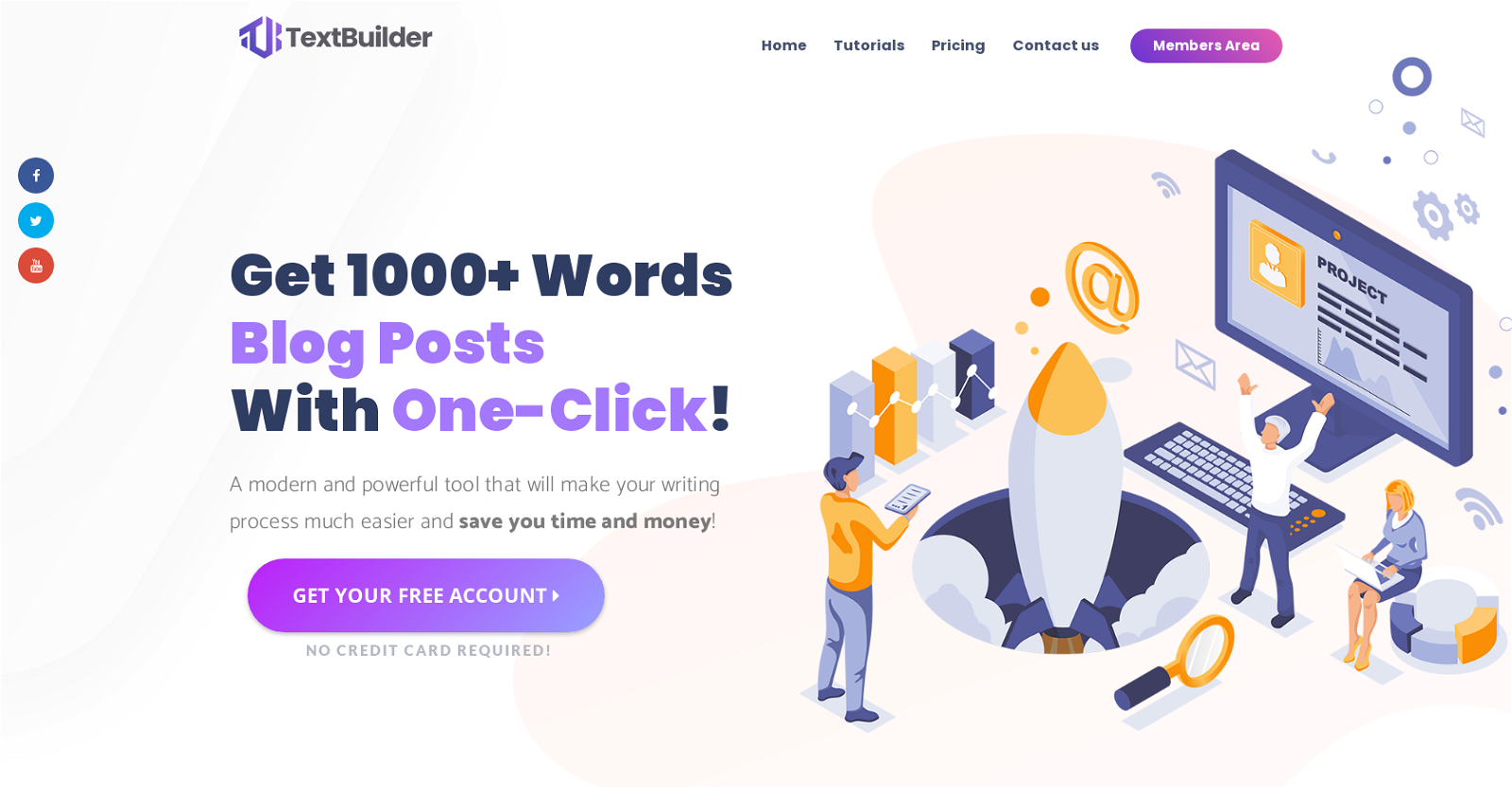 TextBuilder.ai website