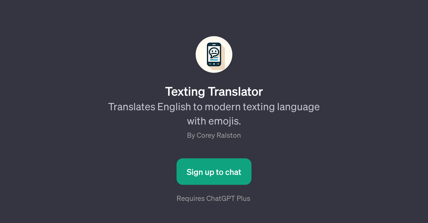 Texting Translator website