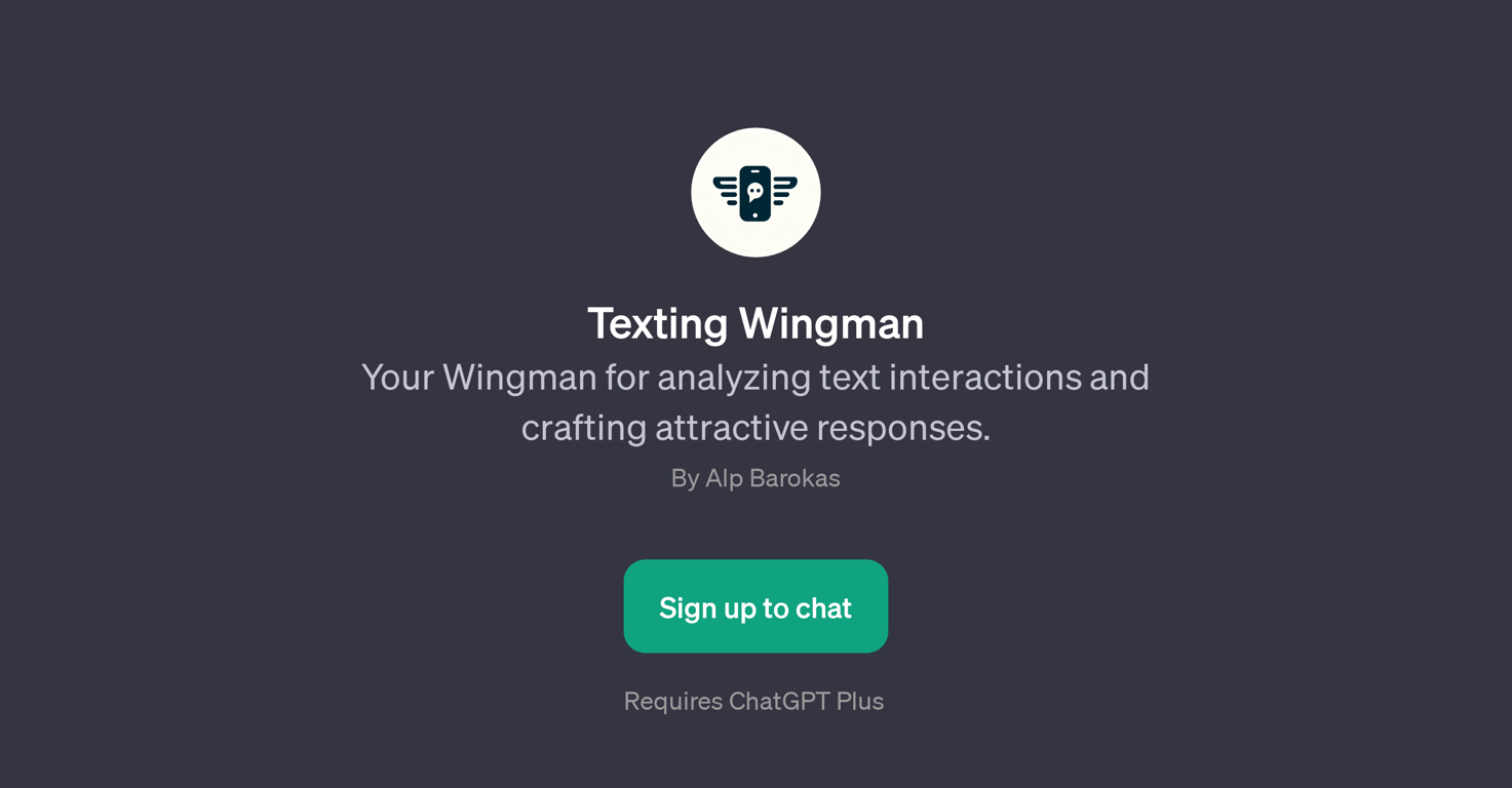 Texting Wingman website