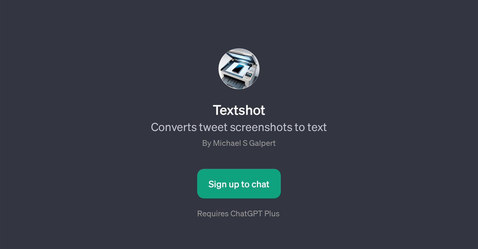 Textshot website