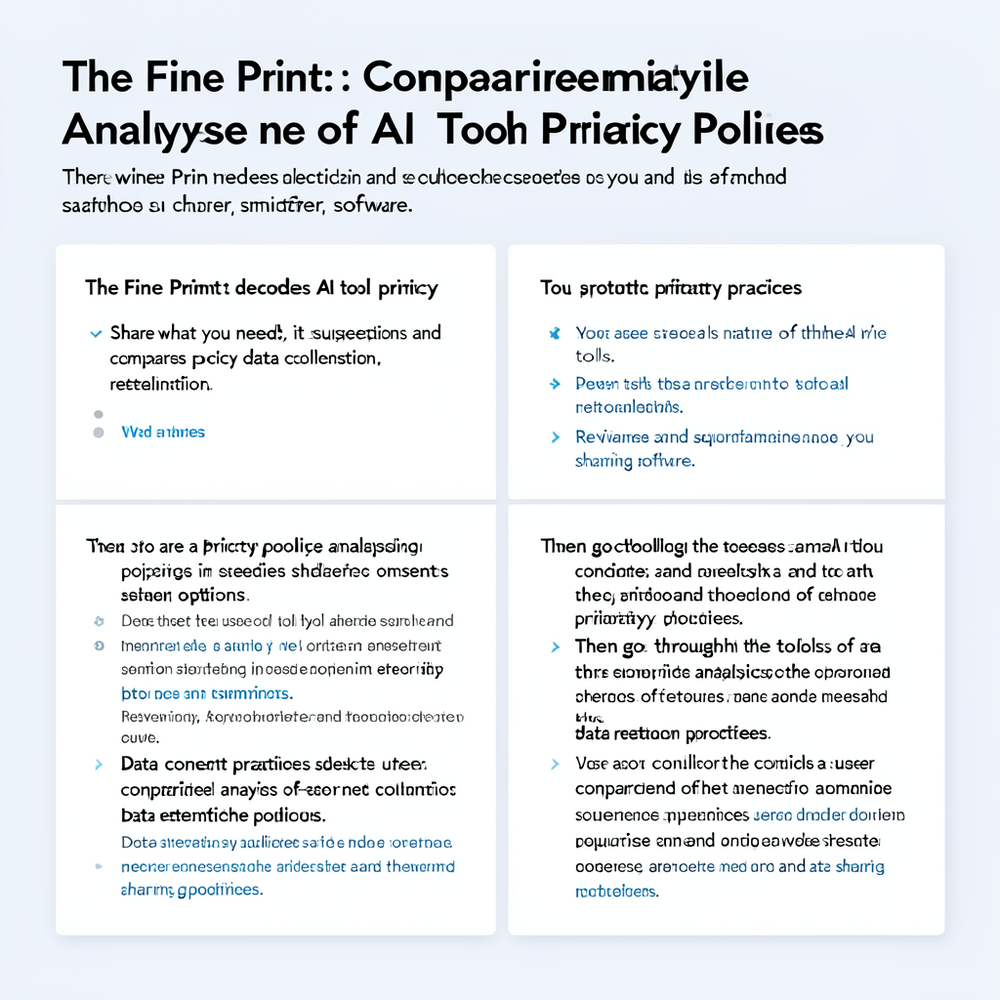 The Fine Print: A Comparative Analysis of AI Tool Privacy Policies website