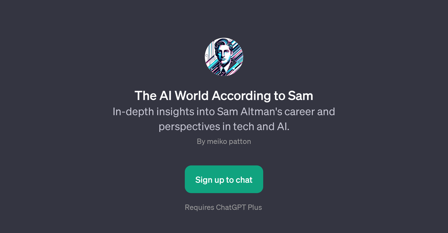 The AI World According to Sam website