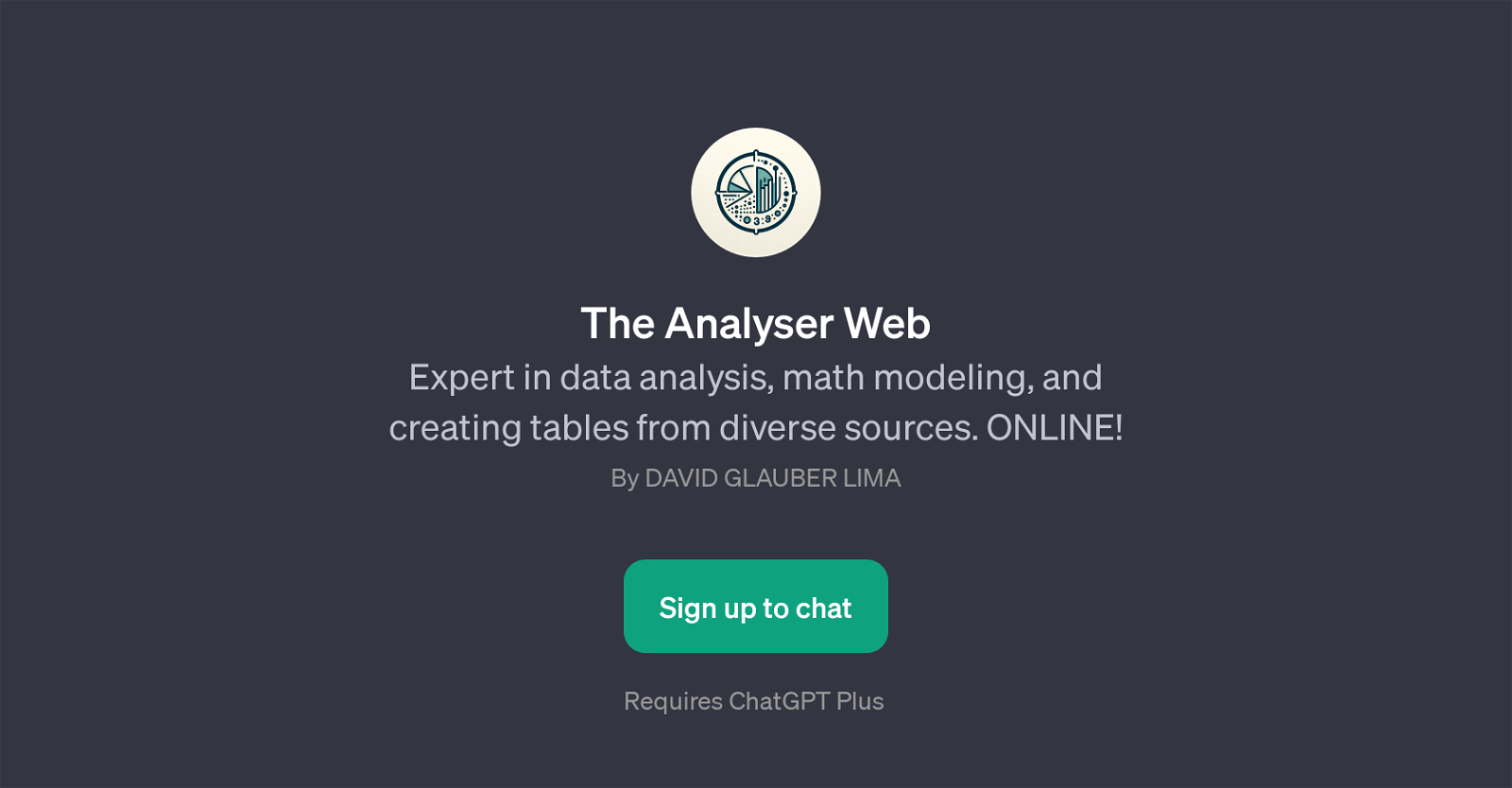 The Analyser Web website